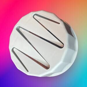 Pampered Chef Food Chopper Replacement Blade Guard White Plastic 3-Prong 2585